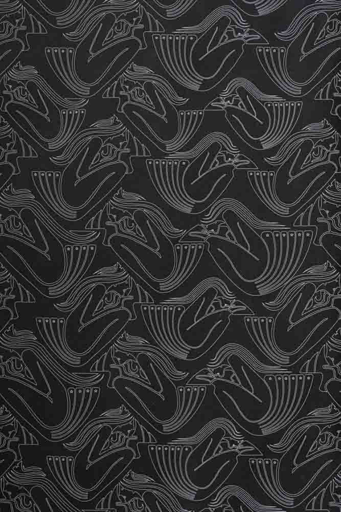 Rockett St George Deco Nymph Midnight Wallpaper - Image 9
