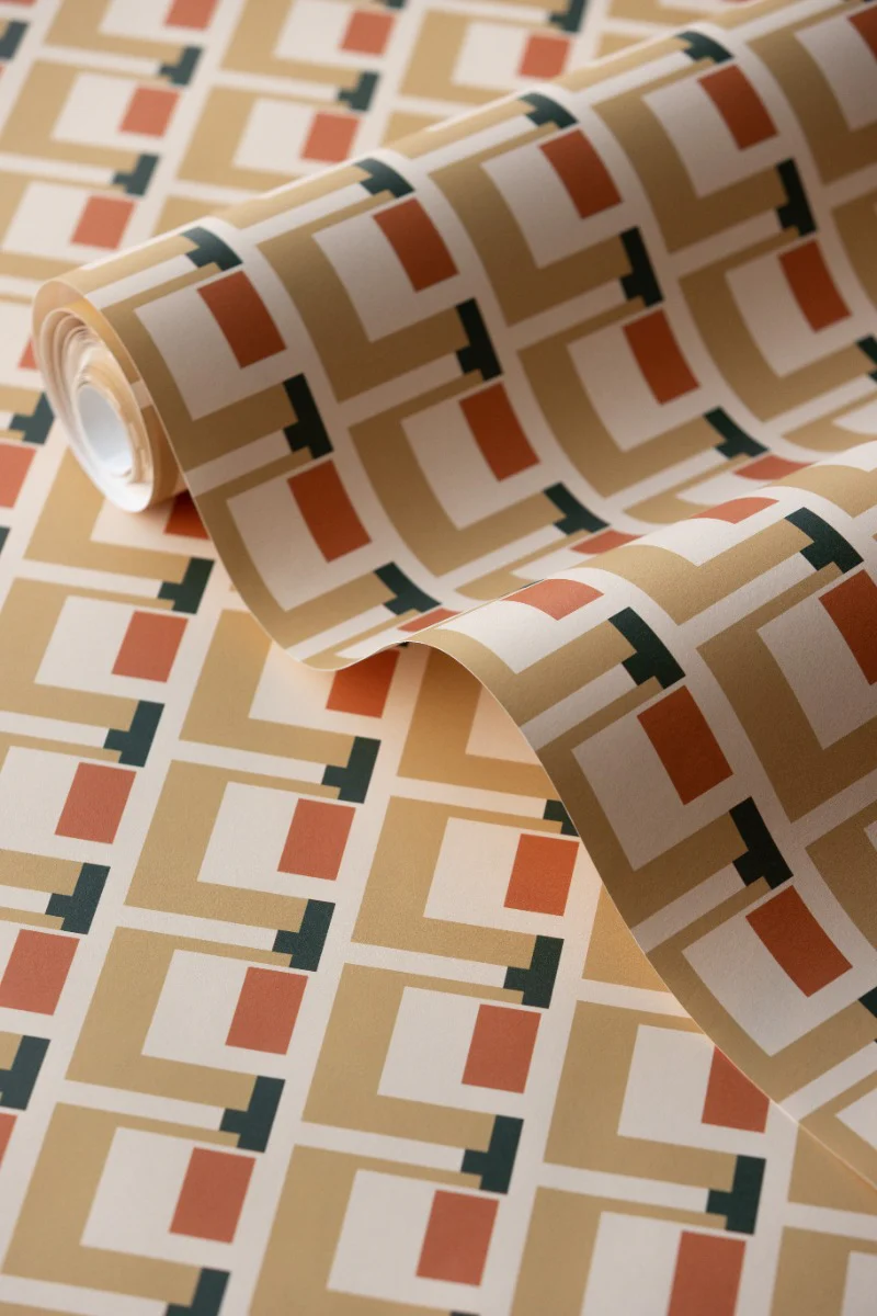 Rockett St George Electric Geometric Sand Wallpaper - Image 4